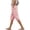 Pink, variant on DuoJiaJ Womens Linen Shorts Knee Length Casual Loose Capri Pants Summer Elastic Waist Drawstring Pants With Pockets Women’s Casual Pants