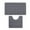 Dark Gray #5, variant on Soft Foam Bathroom Rug & Toilet Mat Set | Non-Slip Bath Mat | Super Absorbent & Machine Washable | Modern Style for Kids & Adults