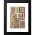 thumbnail image 2 of Owen Jones 11x14 Black Modern Framed Museum Art Print Titled - Illuminated Manuscripts No.1 (1856), 2 of 5