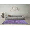 thumbnail image 3 of Ahgly Company Indoor Rectangle Geometric Blue Traditional Area Rugs, 2' x 3', 3 of 4