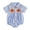 B-Blue, variant on Halloween Newborn Outfit Boy Girl Striped Short Sleeve Bubble Romper Fall Outfits Baby Girl Boy