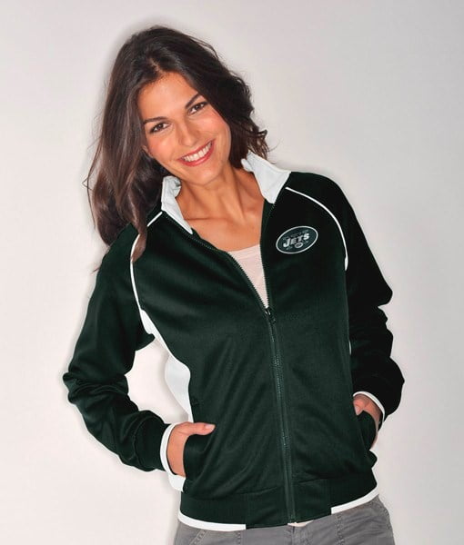 New York Jets Women's NFL Medalist Full Zip Team Color Track Jacket by G-III Sports