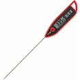 thumbnail image 1 of PinesC Instant Read Kitchen Thermometer with Long Probe Cooking Digital Pastry Thermometer for Hot Drinks Cooking Thermometer with LCD Display with Backlight-Red, 1 of 3