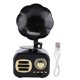 thumbnail image 1 of Mini altavoz inteligente Bluetooth Retro altavoz portátil reproductor de música para ordenador portátil de escritorio negro, 1 of 5