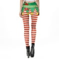 thumbnail image 6 of Fiaer Christmas Leggings for Women High Waisted Xmas Slim Fit Pants Stretchy Trendy Comfy Funny Graphic Tights Trousers Light Green L, 6 of 6