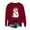 Red #1, variant on Funny Halloween Sweatshirts for Women Long Sleeve Crewneck Cute Ghost Skeleton Pumpkin Graphic Sweatshirt Pullover Top