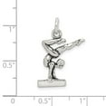 thumbnail image 4 of FB Jewels Sterling Silver Antiqued Gymnasts Charm, 4 of 4