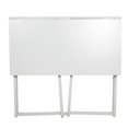 thumbnail image 6 of Hassch Collapsible Computer Desk, Folding Laptop Table, Compact Writing Study Table for Small Space, Home Office, White, 6 of 6