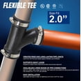 thumbnail image 3 of Supply Giant 6I79 Acoplamiento En T Flexible Con Abrazaderas De Acero Inoxidable 2"" Negro, 3 of 5