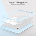 thumbnail image 4 of DTTOCASE iPad Pro 11 inch 4th 3rd 2nd 1st Generation 2022/2021/2020/2018,Clear Cover-Ice Blue, 4 of 7