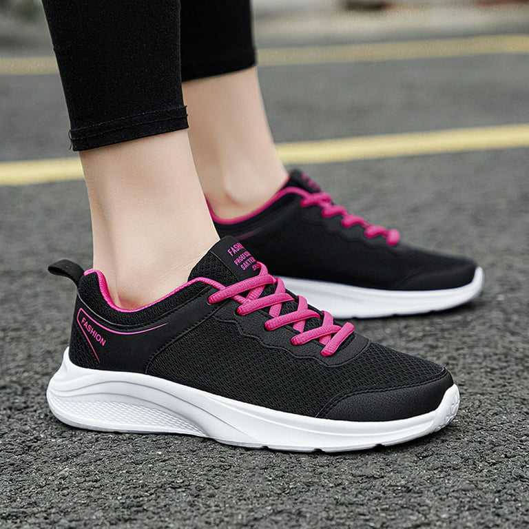  Womens Running Shoes,Shoes Women,Women's Fashion Sneaker Shoes  Slip On Shoes Casual Sport Shoes Walkings Shoes Office Workout Sneaker Pink  : Toys & Games
