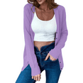 thumbnail image 3 of Breezora Womens Lightweight Knit Cardigan V Neck Open Front Sweater Soft Layering Piece for Spring Fall Transition Outfits XL Size, 3 of 8
