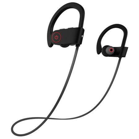Otium Bluetooth Headphones Best Wireless Sports Earphones w/ Mic IPX7 Waterproof HD Stereo Sweatproof In Ear Earbuds for Gym Running Workout 8 Hour Battery Noise Cancelling (Best Headphones Under 4000)