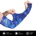 thumbnail image 2 of Balery Blurred Star Snow Christmas Mangas Refrescantes para Brazos para Hombre y Mujer – Transpirables y Absorbentes de Humedad para Mujeres, Hombres y Niños, 2 of 7