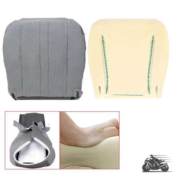 Driver Bottom Seat Cover & Foam Cushion For 2003-2014 Chevy Express & GMC Van