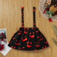 thumbnail image 4 of Ensemble Trois Pièces Robe Imprimée Pumpkin Smiley pour Filles Halloween m, 4 of 5