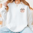 thumbnail image 5 of Embroidered Coquette Thankful - Women's Graphic Sweatshirt, 5 of 9