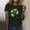 Black, variant on St. Patrick's Day Shirts Women Crew Neck Shamrock Clover T-Shirts Irish Festival Graphic Tee Tops