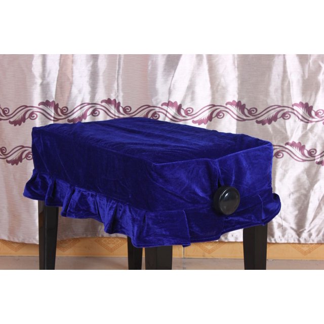 Funda para taburete de piano, funda de terciopelo dorado para taburete de piano, funda antipolvo para taburete de piano, multicolor opcional, instrumento musical