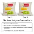 thumbnail image 5 of Summer Pillow Covers 18X18 Inch Set of 2 Watercolor Ice Cream Popsicle Decorative Pillow Cases Watermelon Orange Kiwi Fruits Cushion Case Seasonal Farmhouse Home Decor for Sofa Couch Porch Outdoor, 5 of 6