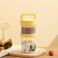 thumbnail image 1 of Keep Fit Salad Meal Cup, Single/Double Layered Salad Container for Lunch, Portable Fruit and Vegetable Salad Cups Container with Fork & Salad Dressing Holder, 1 of 7