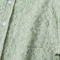 thumbnail image 5 of Blmnix Guide Mens T Shirts Hawaiian Shirt Beach Shirts Baggy T-Shirts Collared Short Sleeve Green Button UP Mens Work Shirts,M, 5 of 8