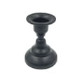 thumbnail image 1 of Candelabro geométrico redondo de metal forjado Adornos decorativos de escritorio Candelabro decorativo de metal forjado negro Tablero decorativo para velas, 1 of 7