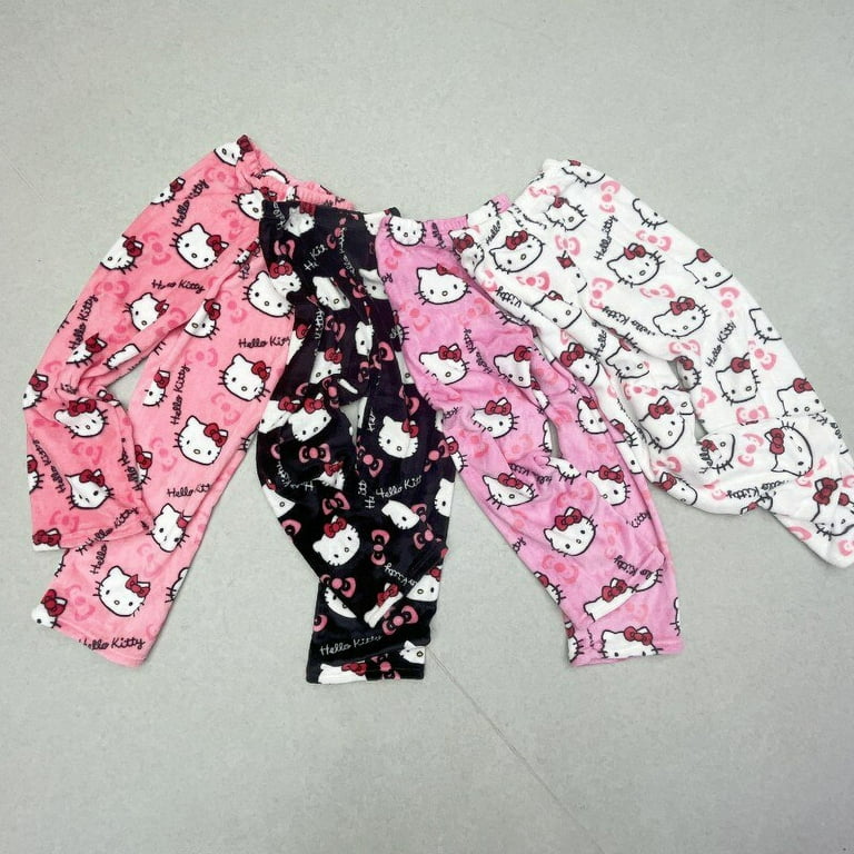 Japanese Kawaii Women Pyjamas Set Cute Winter Warm Flannel Thick