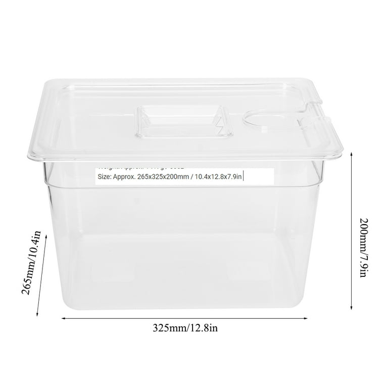 Sous Vide Container (12 Qt) (Pink)