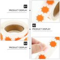 thumbnail image 2 of 1 Roll of 500pcs Fluorescent Sticker Decorative Sticker Labels Paper Seal Stickers Labels for Retail Store Garage Sale Sign to Boost Sales Rosy, 2 of 8