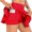 Red, variant on Women Tennis Skirt Athletic Golf Skorts Skirt Sport Workout Pleated Skirt Skorts