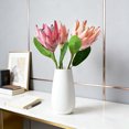 thumbnail image 2 of bestolf Artificial King Protea Flowers Lifelike Tropical Floral Arrangements Faux Protea Cynaroide with Stem for Wedding Centerpiece Home Table Decor (B), 2 of 8