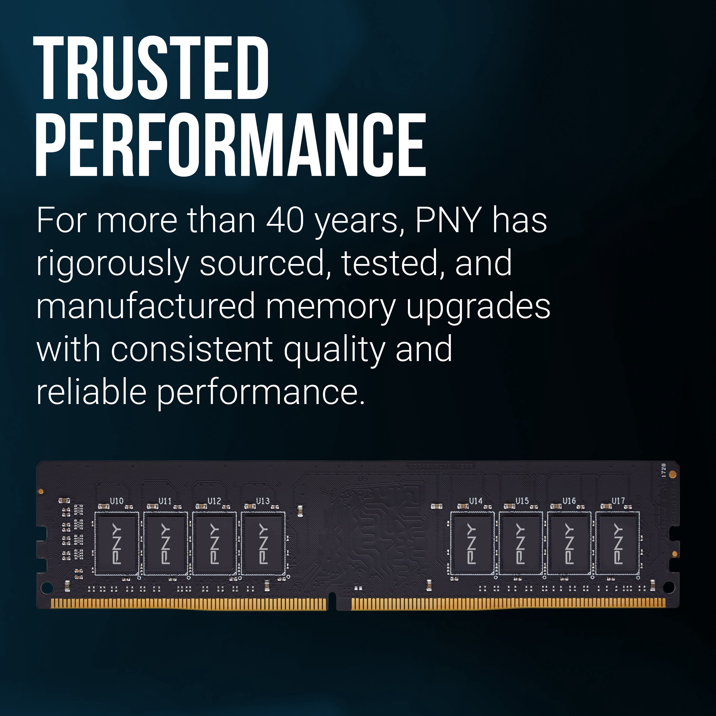 PNY Performance 16GB DDR4 3200MHz (PC4-25600) CL22 1.2V Desktop Memory
