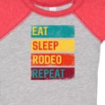 thumbnail image 4 of Inktastic Eat Sleep Rodeo Repeat Boys or Girls Baby Bodysuit, 4 of 5