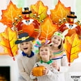 thumbnail image 4 of KatchOn, Fall Leaves & Turkey Balloons - Large, Pack of 10 | Thanksgiving Balloons for Thanksgiving Decorations | Turkey Mylar Balloons, Fall Decorations for Home | Thanksgiving Party Decorations, 4 of 5
