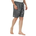 thumbnail image 4 of NOMADIC NOOK Men's Sleepwear Satin Lounge Pajama Shorts 2 Pack, 4 of 4