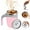Pink-Battery, variant on Auto Stirring Coffee Mug,Automatic Magnetic Stirring Coffee Mug, Magnetic Stirring Cup Rotating Home Office Travel Mixing Cups,Stainless Steel Self Mixing Mug for Coffee/Milk/Tea/Hot Chocolat