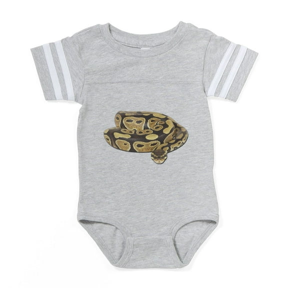 CafePress - Ball Python - Cute Infant Baby Football Bodysuit