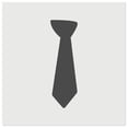 thumbnail image 1 of Neck Tie Doodle Solid DIY Cookie Wall Craft Stencil - 11.5 Inch, 1 of 5