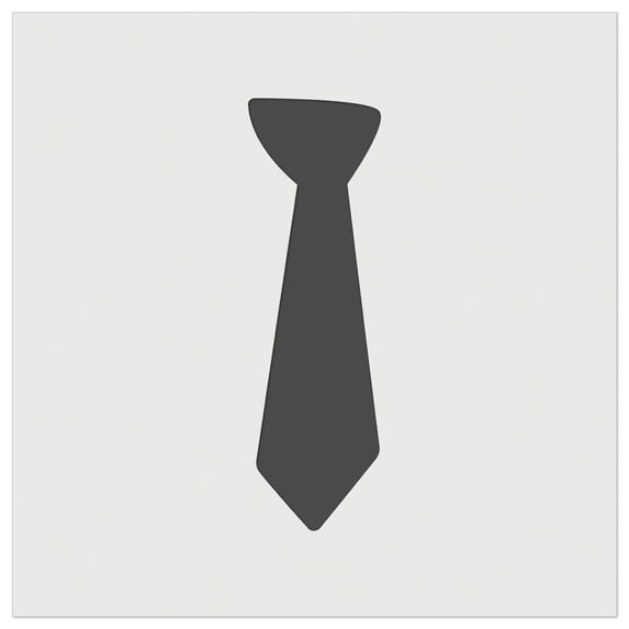 Neck Tie Doodle Solid DIY Cookie Wall Craft Stencil - 11.5 Inch