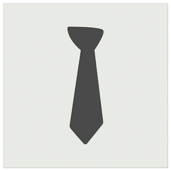 Neck Tie Doodle Solid DIY Cookie Wall Craft Stencil - 5.5 Inch