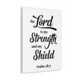 thumbnail image 2 of Scripture Walls Psalm 28:7 The Lord Is My Strength & Shield Bible Verse Canvas Christian Wall Art Ready To Hang Unframed, 2 of 17