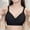 17-Black, variant on YWDJ Bras for Women Plus Size Push up Back Closures Sleep Bras No Wires Comfy Bras Adjustable Straps Full Coverage Wrap Lounge Bras Padded Lace Comfy Bras Solid Comfortable Bras Black 90