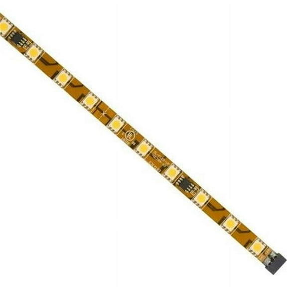 12 in. 24V LED Under Cabinet Indoor Lighting Strip - 3000K - White