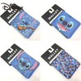 thumbnail image 2 of MINISO Disney Stitch Monedero de Pu con orejas largas azules Cartera corta plegable Starbaby Shi Dizai Dropshipping, 2 of 5