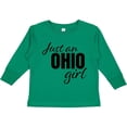 thumbnail image 3 of Inktastic Just an Ohio Girl Born in Ohio Girls Long Sleeve Toddler T-Shirt, 3 of 5