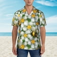 thumbnail image 4 of Fotbe Bees And Flower Hawaiian Shirt For Men Unisex Summer Beach Casual Short Sleeve Cotton Linen Button Down Shirts-Large, 4 of 9