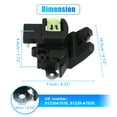thumbnail image 7 of Unique Bargains Trunk Latch Lock Actuator 81230-A7030 for Kia Forte Koup 14-20 1.6 1.8 2.0 Engine Tailgate Door Latch Lock Actuator, 7 of 7
