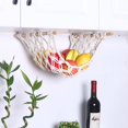 thumbnail image 4 of Hamaca de frutas de estilo nórdico macramé tejida a mano, soporte para banana, cuerda de algodón bohemio, cesta de red para cocina, organizador de almacenamiento para barcos de casa F Feliz Sencillez, 4 of 5