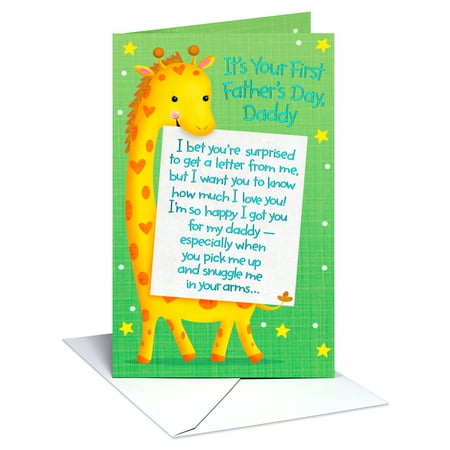 American Greetings Father's Day Card for New Dad (Letter to Daddy)